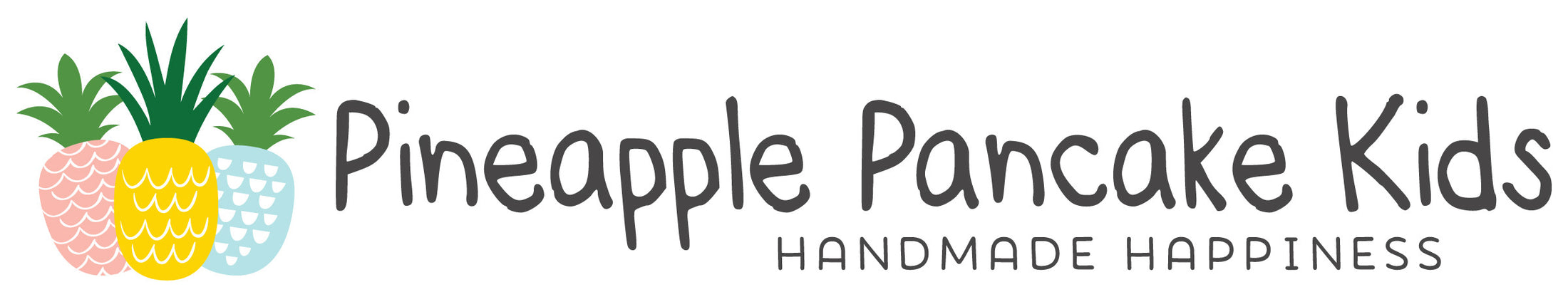 Pineapple Pancake Kids Handmade Happiness - pineapple trio logo
